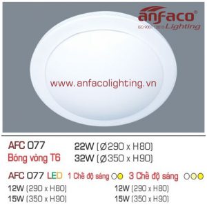 Led ốp trần nổi AFC 077-12W