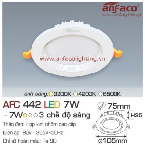 Đèn LED âm trần Anfaco AFC 442-7W