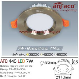 Led âm trần Anfaco AFC 443-7W
