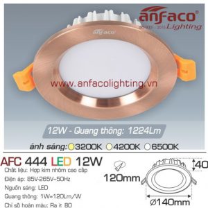Led âm trần Anfaco AFC 444-12W
