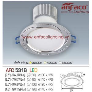 Led âm trần Anfaco AFC 531B-7W