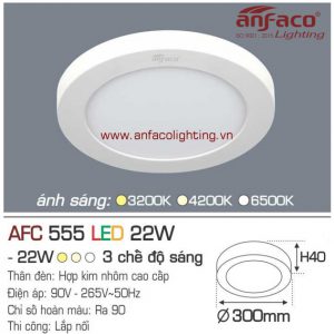 Đèn LED panel nổi Anfaco AFC 555-22W