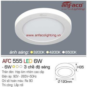 Đèn LED panel nổi Anfaco AFC 555-6W
