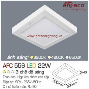 Đèn LED panel nổi Anfaco AFC 556-22W