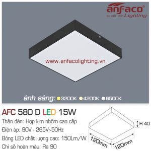 Đèn LED panel nổi Anfaco AFC 580D-15W