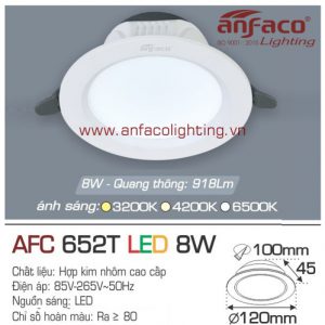 Led âm trần Anfaco AFC 652T-8W