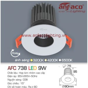 Led âm trần Anfaco AFC 738-9W