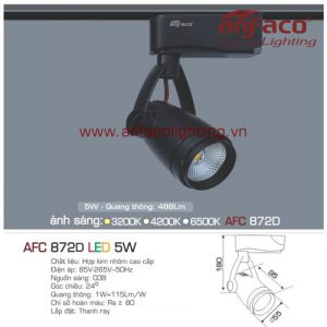 Led tiêu điểm AFC 872D-5W gắn ray