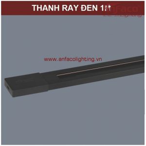 Thanh ray đèn tiêu điểm Anfaco 1m đen