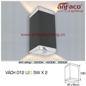 Led Anfaco gắn vách 012-5Wx2