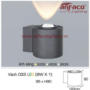 Led Anfaco gắn vách 033-9W