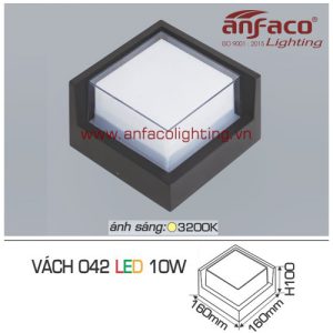 Led Anfaco gắn vách 042-10W
