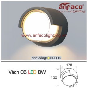 Led Anfaco gắn vách 06-8W