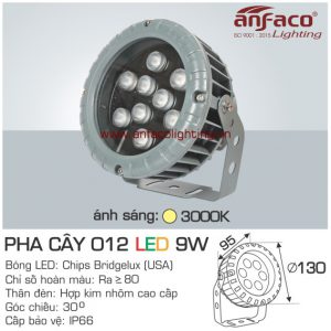 Đèn LED pha cây Anfaco AFC 012-9W